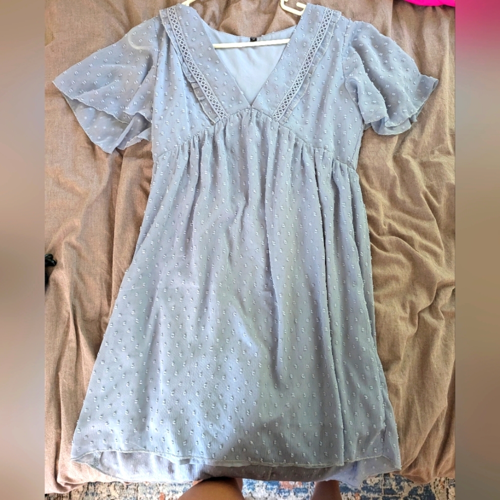 Powder blue dress